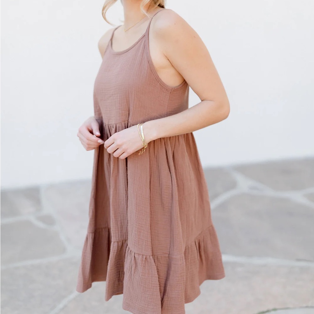 Brown Mini Dress